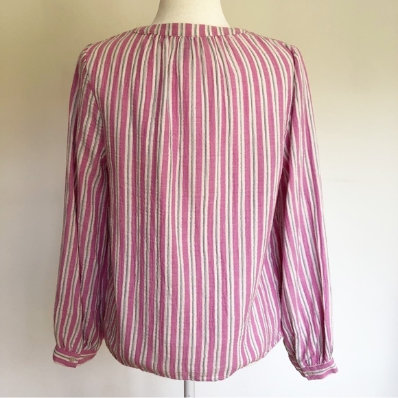 Universal Thread Striped Long Sleeve Shirt - Picture 3 of 7